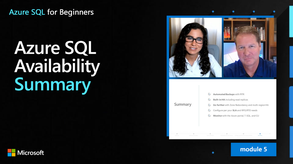Azure SQL Availability - Summary (56 of 61)