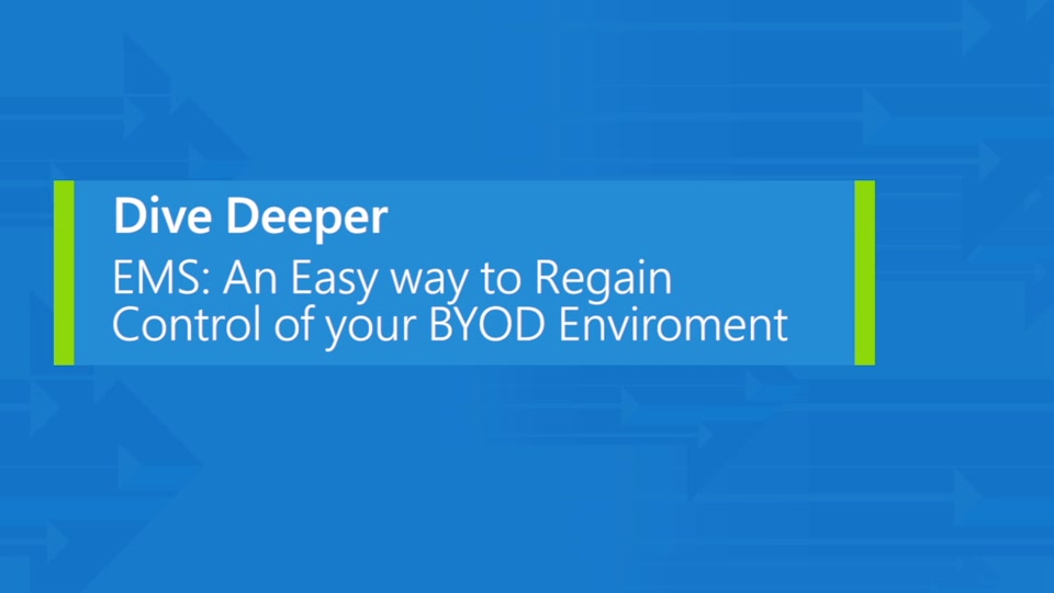 Enterprise Mobility Suite: when BYOD is the new standard, and you need to be equipped for it