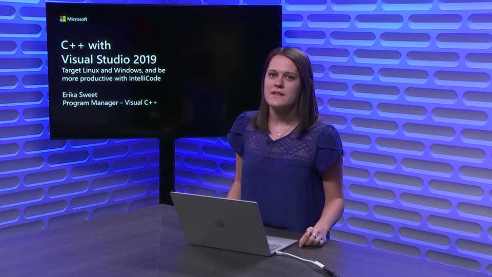 C With Visual Studio 19 Target Linux And Windows And Be More Productive With Intellicode Microsoft Connect 18 Channel 9