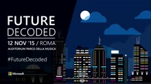 #FutureDecoded Roma 2015: Keynote (parte 1)