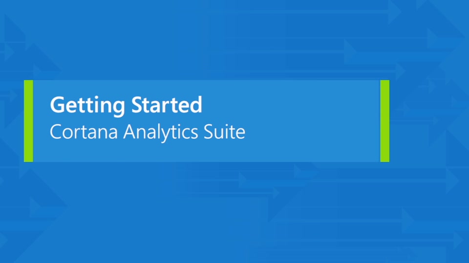 Introducing the Cortana Analytics Suite