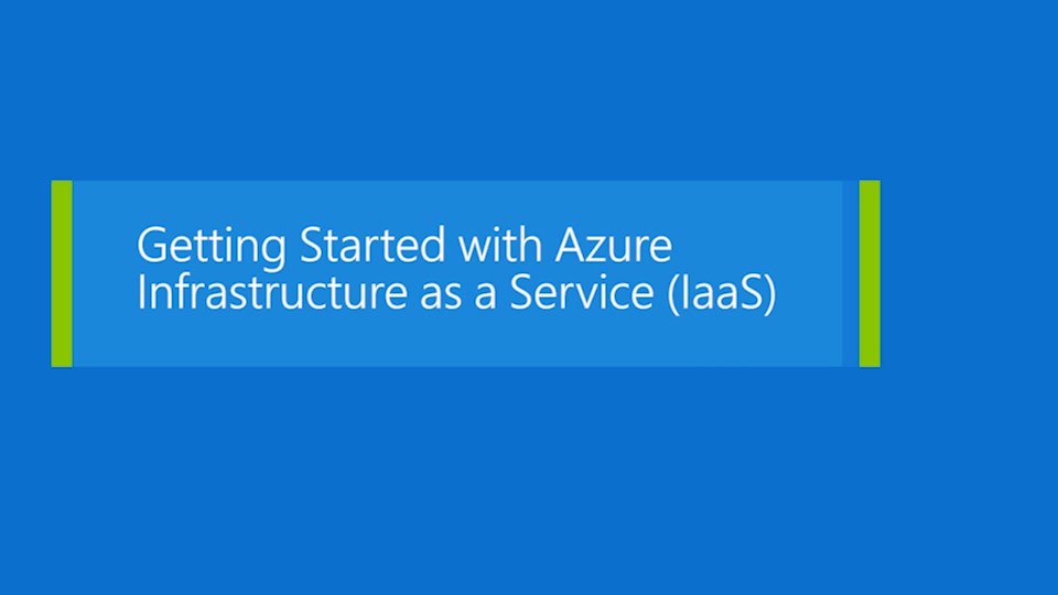 Getting started with Azure IaaS